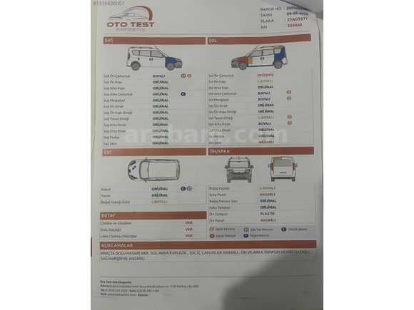 UZMAN AUTO DAN 2012 MODEL 1.3 PREMİO OTOMOBİL RUHSATLI