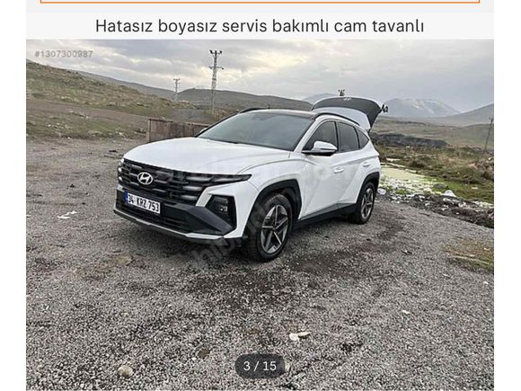 Galeriden Hyundai Tucson 1.6 CRDi Prime 2024 Model Muş