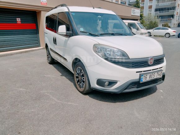 Otomobil ruhsatlı Fiat Doblo 1.6 Multijet  2015 Model Bursa 170.000 km Beyaz