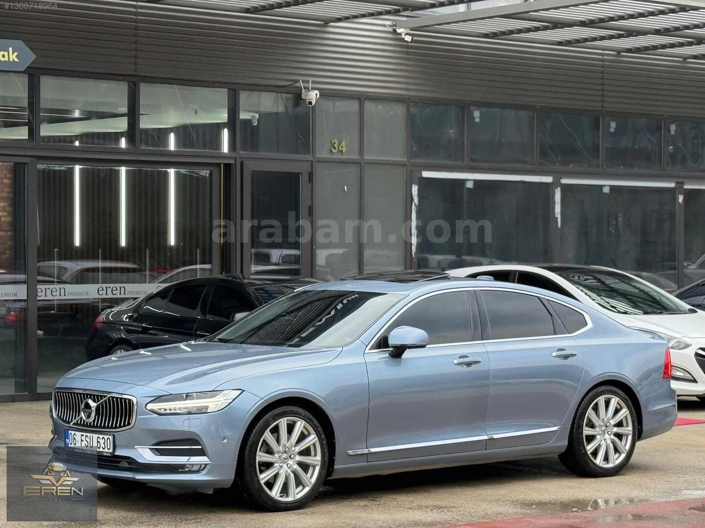 Galeriden Volvo S90 2.0 D D5 Inscription 2017 Model Ankara 238.000 km Mavi 3