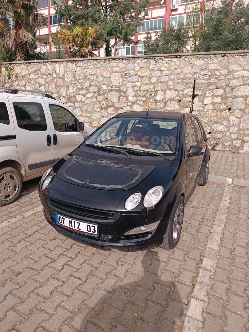 Sahibinden Smart ForFour 1.1 Pure 2007 Model Muğla 310.000 km Siyah 2