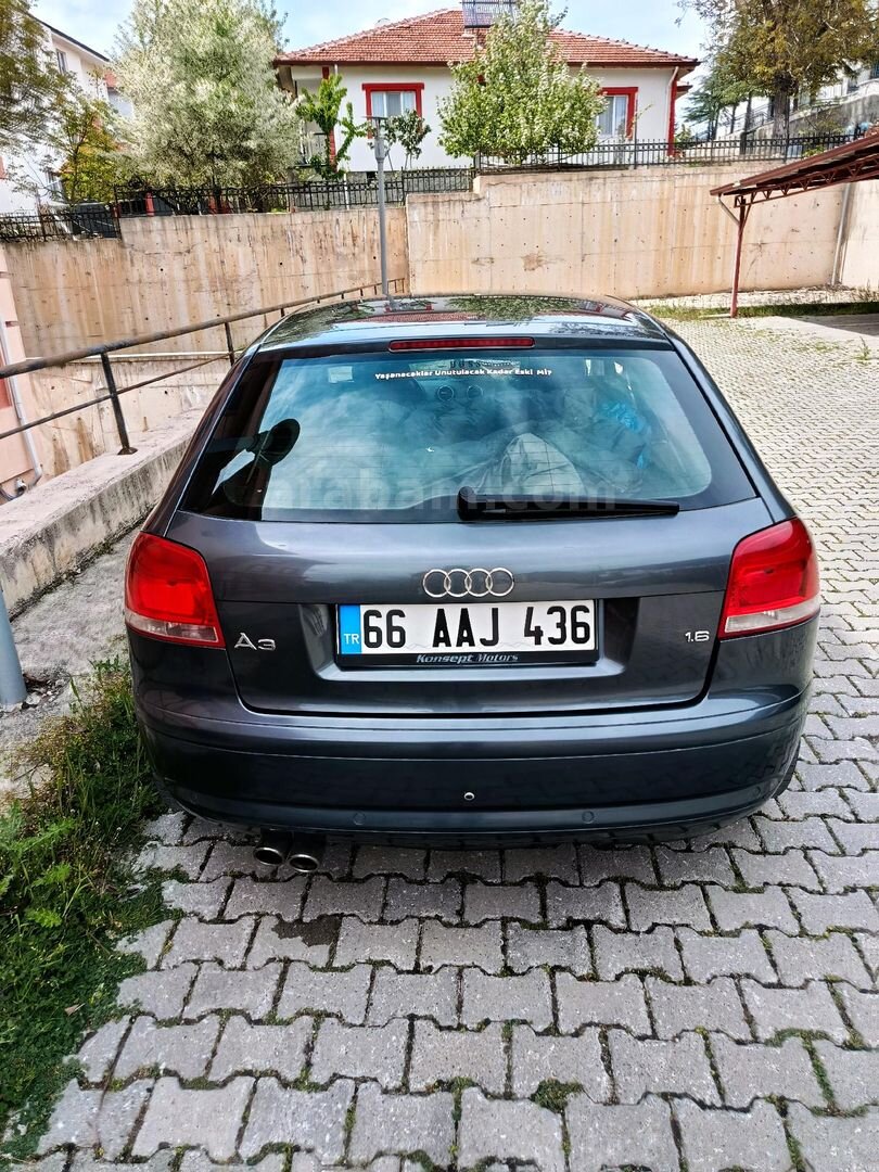 Sahibinden Audi A3 Sportback 1.6 Attraction 2004 Model Yozgat 294.500 km Gri 2