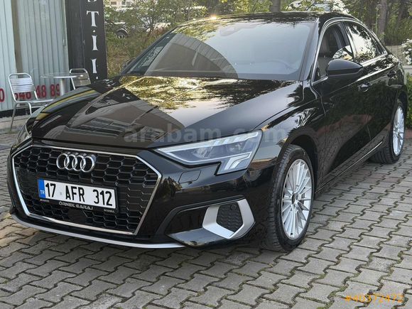2024 AUDİ A3 SEDAN 35 TFSİ ADVANCE SİYAH İÇİ BEJ BOYASIZ
