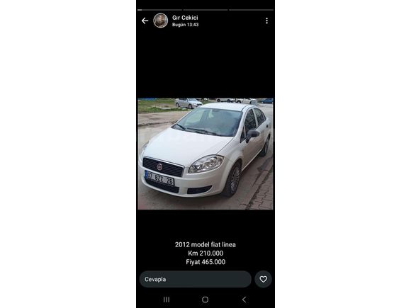 Sahibinden Fiat Linea 1.3 Multijet Active Plus 2013 Model