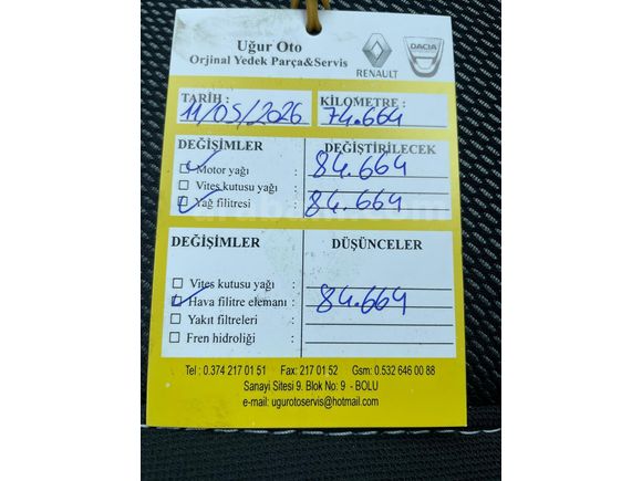 Sahibinden Renault Clio 1.5 dCi Joy 2018 Model