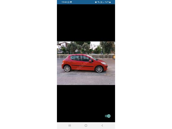 Sahibinden Peugeot 207 1.4 Trendy 2007 Model  158.000 km Kırmızı