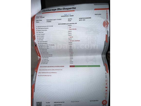 ÖGRETMENDEN KLİMALI 2011  TEMİZ BAKIMLI GETZ 