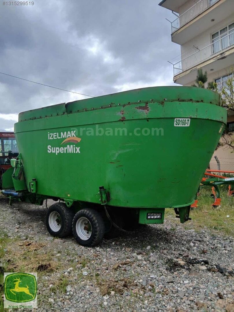 2016 MODEL İZELMAK 16M3 DİKEY ÇİFT HELEZON TANDEM YEM KARMA
