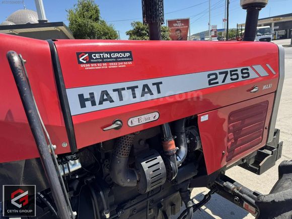 ÇETİN GROUP TRAKTÖR'DEN HATTAT 275 S 2018 MODEL 1.052 SAAT
