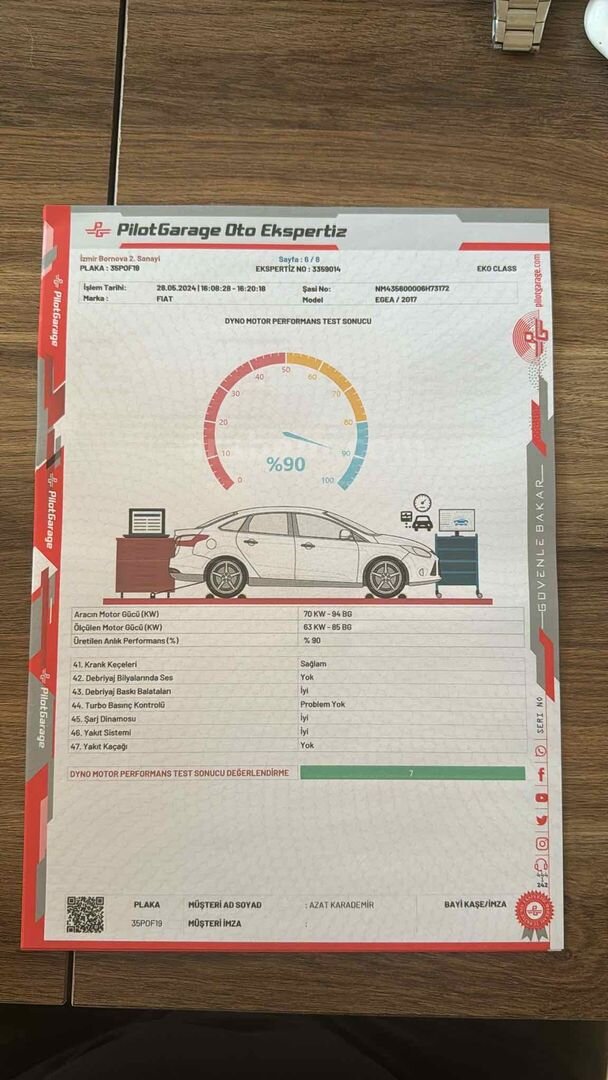 Sahibinden Fiat Egea 1.3 Multijet Easy 2017 Model Ağrı 235.000 km Beyaz 6