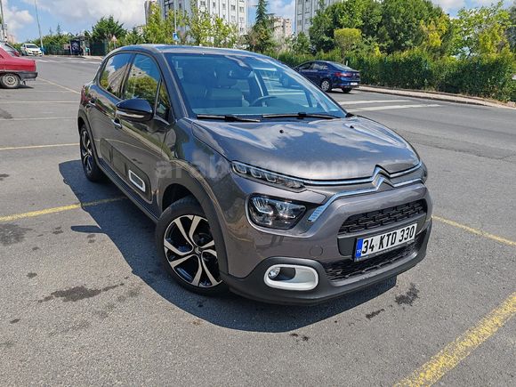 Sahibinden Citroen C3 1.2 PureTech Shine 2024 Model İstanbul 6.000 km Gri (titanyum)