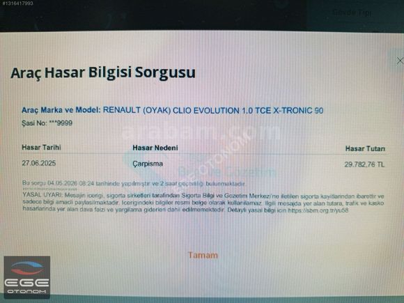 HATASIZ BOYASIZ 2024 1.0TCe EVOLUTİON CLİO