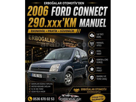 ERBOĞALAR OTOMOTİV Ford Tourneo Connect 1.8 TDCI 2006 Model KARS 