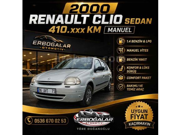ERBOĞALAR OTOMOTİV Renault Clio 1.4 2000 Model KARS