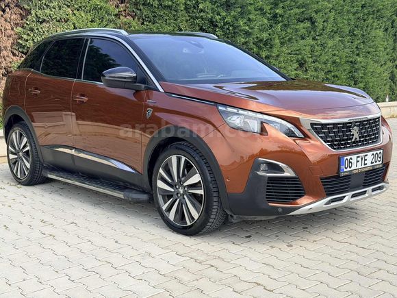 2018 3008 GT LİNE BOYASIZ DEĞİŞENSİZ TRAMERSİZ PNRMİK SUNROOF LU