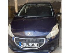  Peugeot 208 okyanus mavisi, DÜŞÜK KM  temiz araç