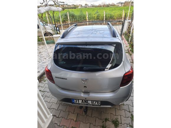 Sahibinden Dacia Sandero 1.5 dCi Stepway 2017 Model Hatay 80.000 km Gri (Gümüş)