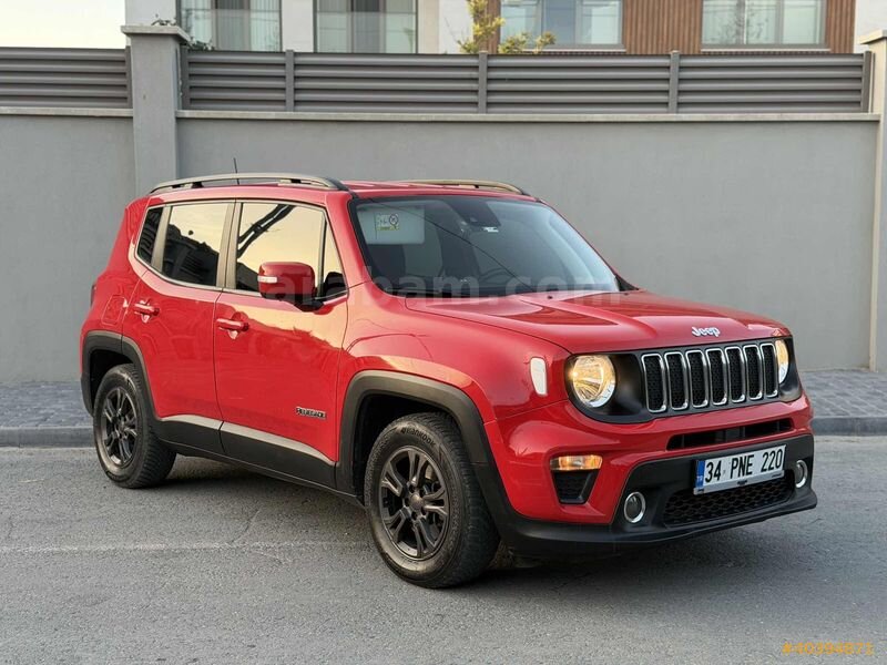 Galeriden Jeep Renegade 1.3 T Longitude 2020 Model İstanbul 93.000 km Kırmızı