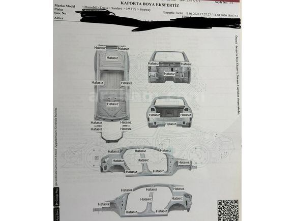 Sahibinden Dacia Sandero 0.9 TCe Stepway Easy-R 2018 Model 