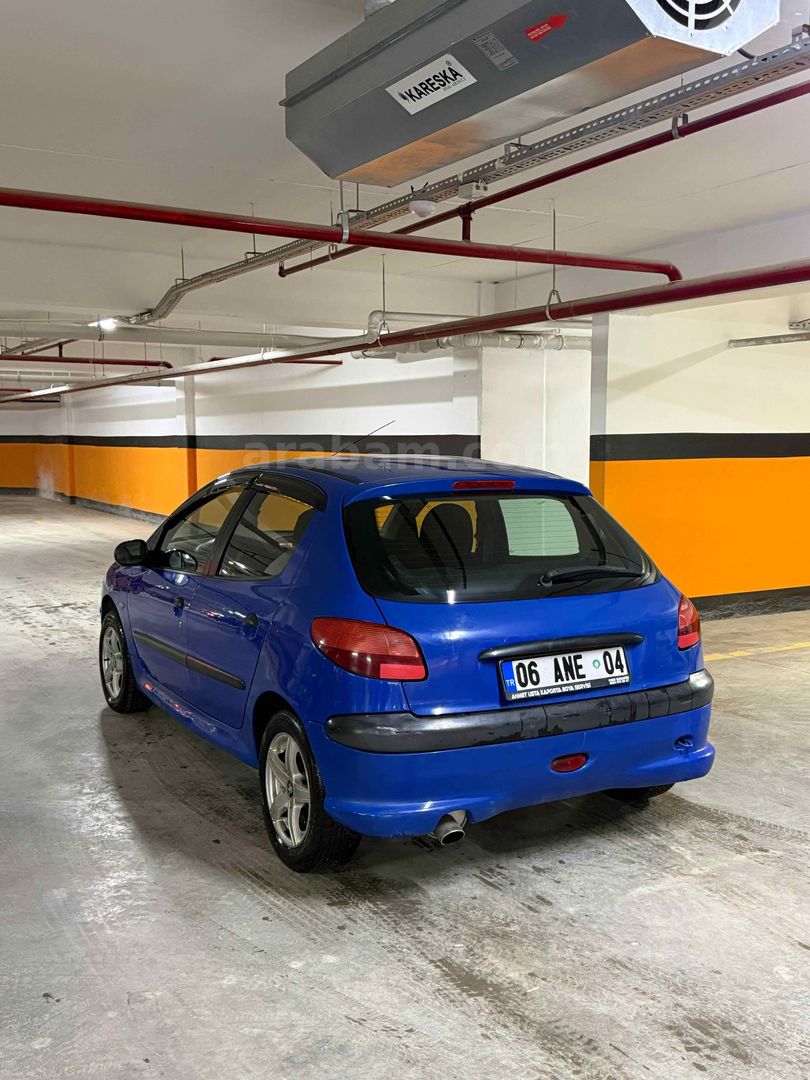 Sahibinden Peugeot 206 1.6 XT 2001 Model Ankara 270.000 km Mavi