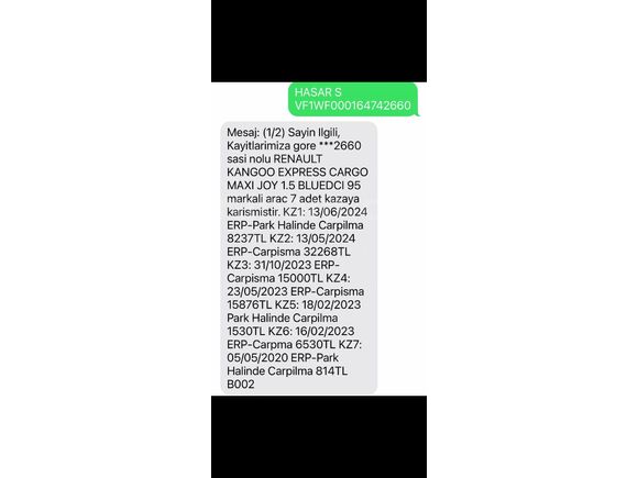 Sahibinden Renault Kangoo Express 1.5 dCi Maxi Joy 2019 Model