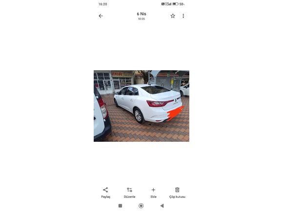 Sahibinden Renault Megane 1.5 dCi Touch 2019 Model