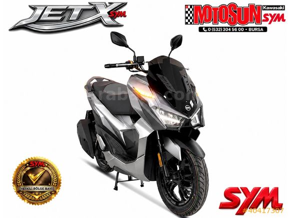 MOTOSUN'DAN 2025 YENİ SYM JET X 125 TCS E5+ K.KARTINA 12 TAKSİT