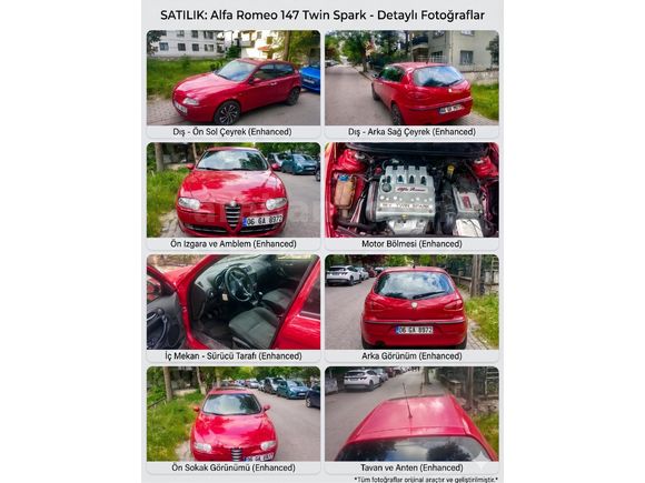Sahibinden Alfa Romeo 147 1.6 TS Distinctive 2004 Model