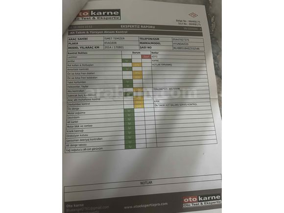 Sahibinden Hyundai i20 1.2 D-CVVT Sense 2014 Model İstanbul