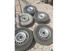FORD TRANSİT CUSTOM 2024 ÇIKMA ORİJİNAL JANT LASTİK TAKIMI  05435439694