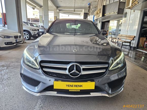 2018 MERCEDES C200d AMG HATASIZ ÇİFT HAFIZALI/1.900.000 TL KREDİ