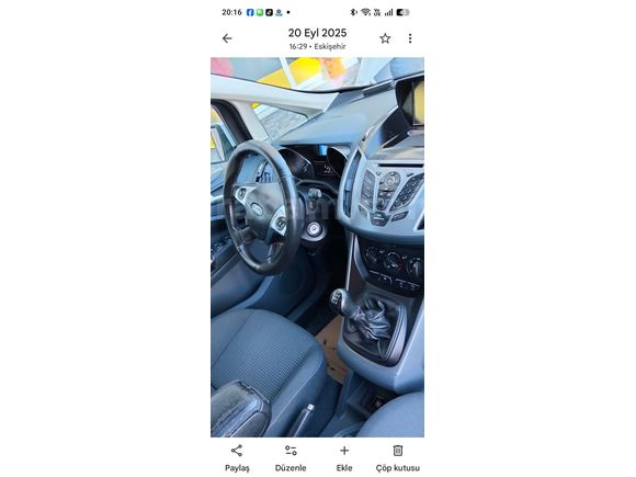 Sahibinden Ford C-Max 1.6 Trend 2015 Model  112.000 km Beyaz