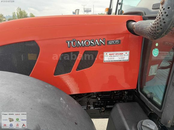 2013 TÜMOSAN 8105 KABİN KLİMA İLKEL ÇOK TEMİZ TRAKTÖR