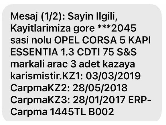 Sahibinden Opel Corsa 1.3 CDTI Essentia 2016 Model 