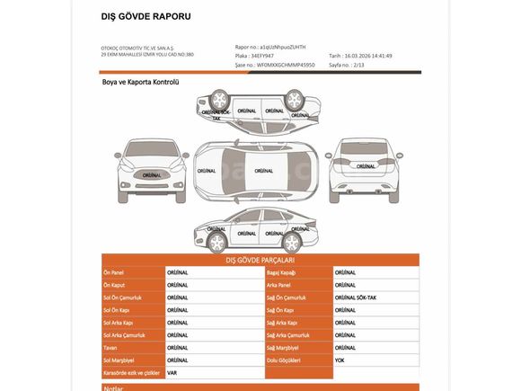 Sahibinden Ford Focus 1.5 TDCi Trend X 2021 Model 
