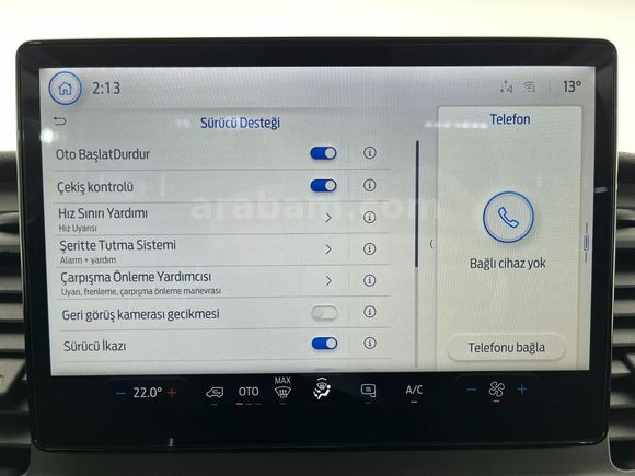 otomobil Ford Transit 350 L Duratorq Çİft Kabin