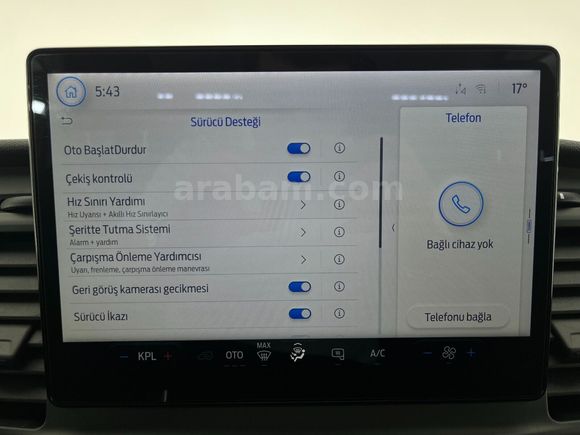 otomobil Ford Transit 350 L Duratorq Çİft Kabin
