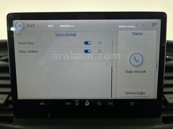 otomobil Ford Transit 350 L Duratorq Çİft Kabin