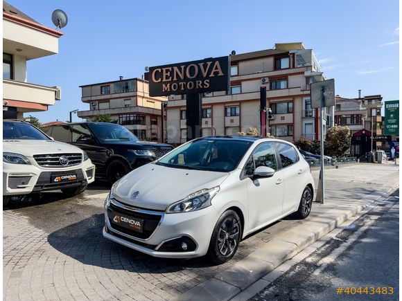CENOVA MOTORS 2018 PEUGEOT 208 ACTİVE+CAM TAVAN+G.GÖRÜŞ+BOYASIZ
