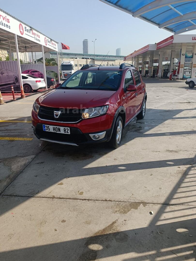 Sahibinden Dacia Sandero 1.5 dCi Stepway 2014 Model İzmir 119.800 km Kırmızı 2