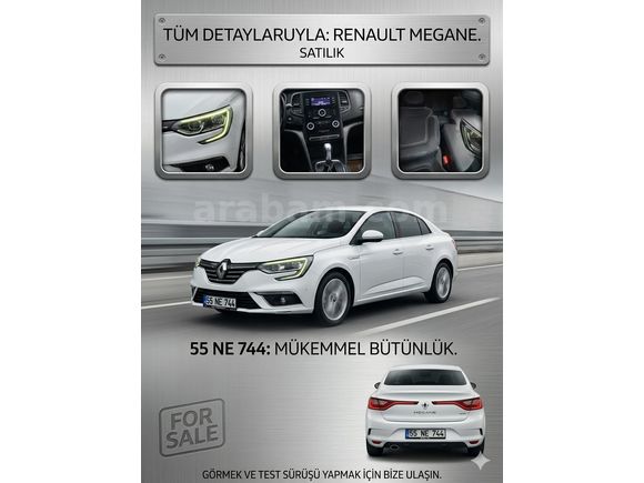 Sahibinden Renault Megane 1.5 dCi Touch 2017 Model 