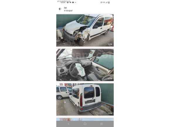 Renault Kango 1 ve 2 kaporta kapı torpido elektrik mekanik cant