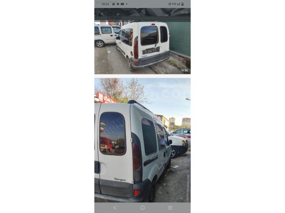 Renault Kango 2000 model kaporta aksamları mekanik elektrik