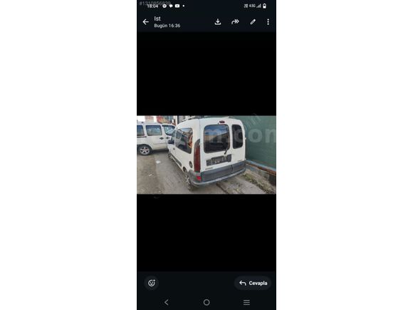 Renault Kango 2000 model kaporta aksamları mekanik elektrik