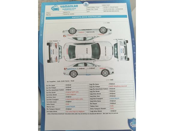 Sahibinden Toyota Corolla 1.6 Linea Sol 2006 Model
