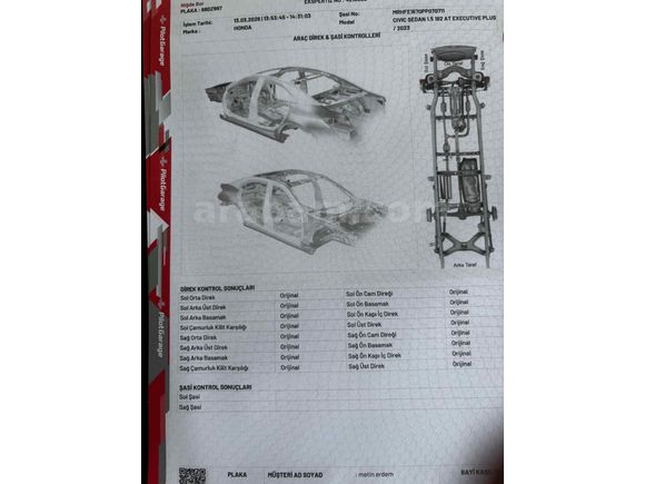 Sahibinden Honda Civic 1.5 i-VTEC Executive Plus 2023 Model 