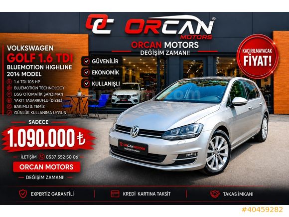 ORCAN MOTORS dan 2014 Golf 1.6 TDI BMT Highline DSG