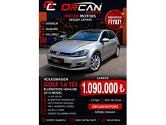 ORCAN MOTORS dan 2014 Golf 1.6 TDI BMT Highline DSG