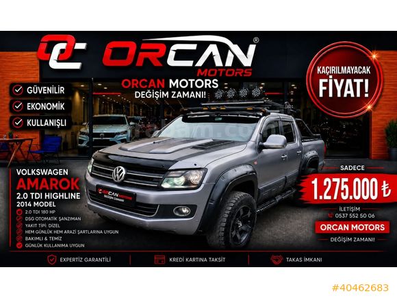 ORCAN MOTORS dan 2014 Amarok 2.0 BITDI 4x4 Highline 18J Otomatik