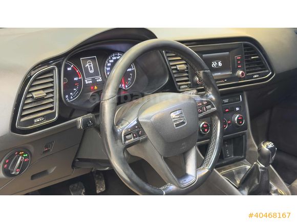 BOYASIZ 2016 MODEL SEAT LEON 1.6 TDİ STYLE+CAM TAVAN